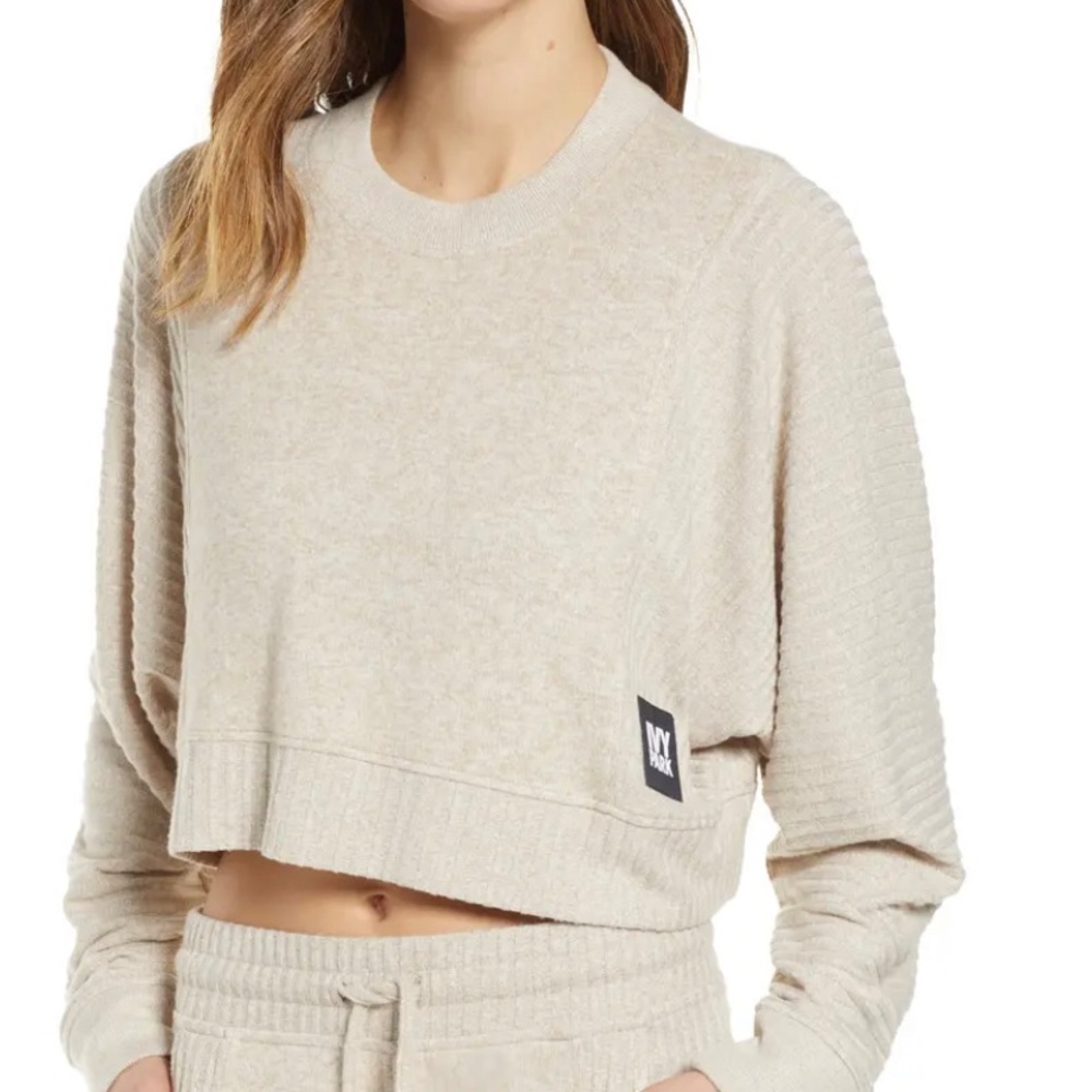 Ivy Park Ribbed Crop Sweater